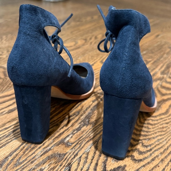 Loeffler Randall Navy Blue Heels 8.5 - Picture 3 of 4